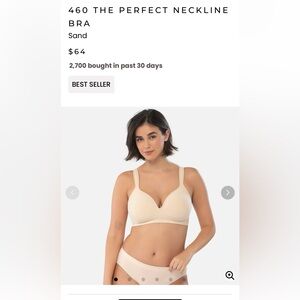 New! Underoutfit - Perfect Neckline Bra in Sand